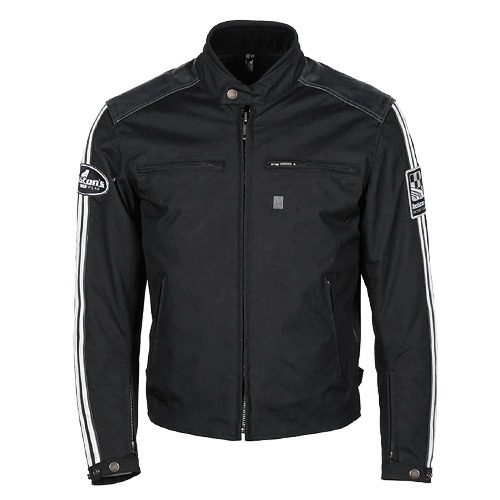 헬스톤스 에이스 텍스타일 재킷 블랙 클래식바이크 자켓