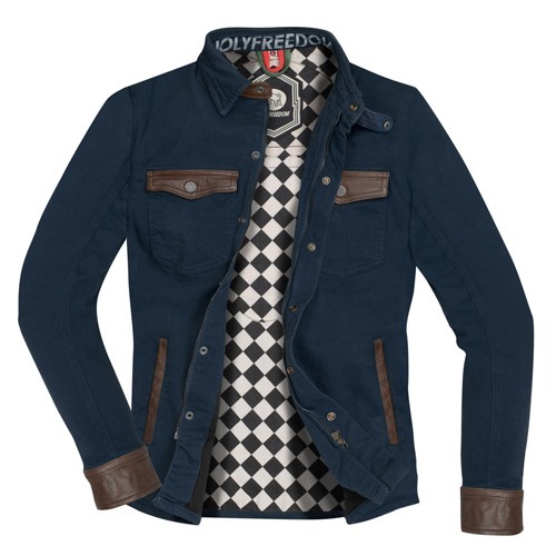 홀리프리덤  재킷 코요테 블루 클래식 셔츠 자켓